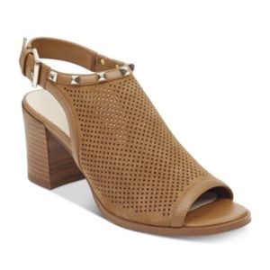 Marc Fisher Parso Suede Block Heel Sandals Sz 6